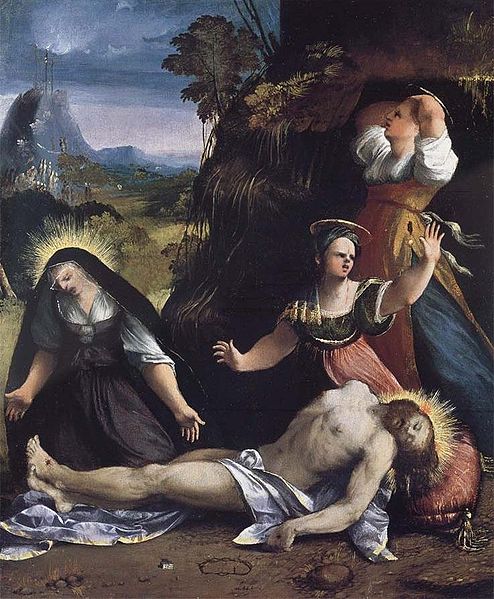 Lamentation over the Body of Christ by Dosso Dossi